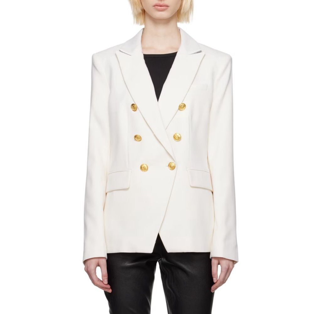 Rag & Bone Preston Wool Blazer in White, NWT, Size 0 - Picture 6 of 15